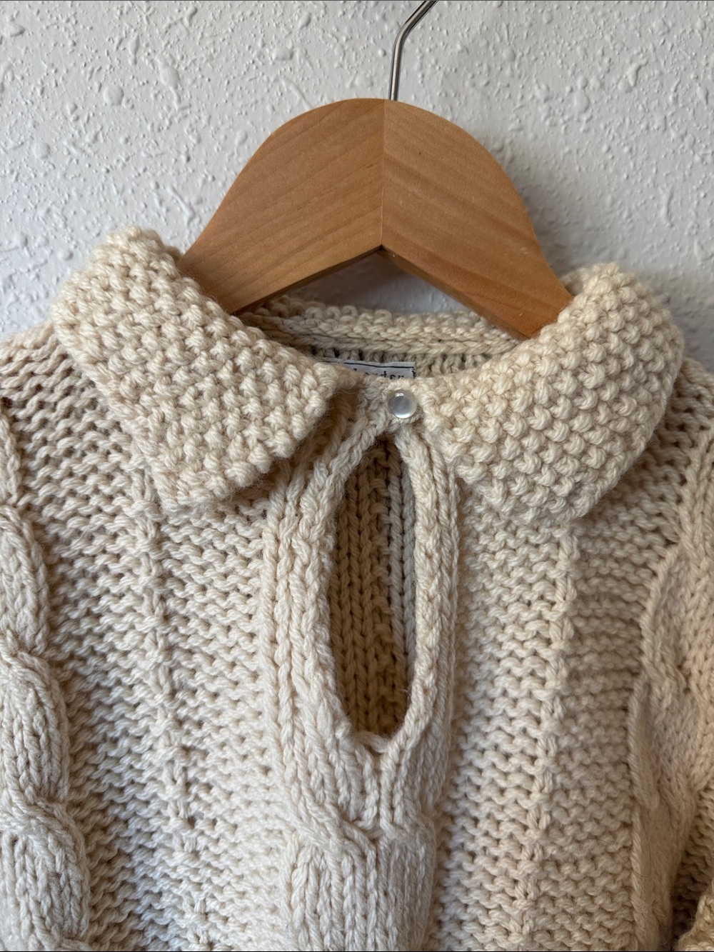 VTG Wool Handknit Sweater - Picture 6 of 13